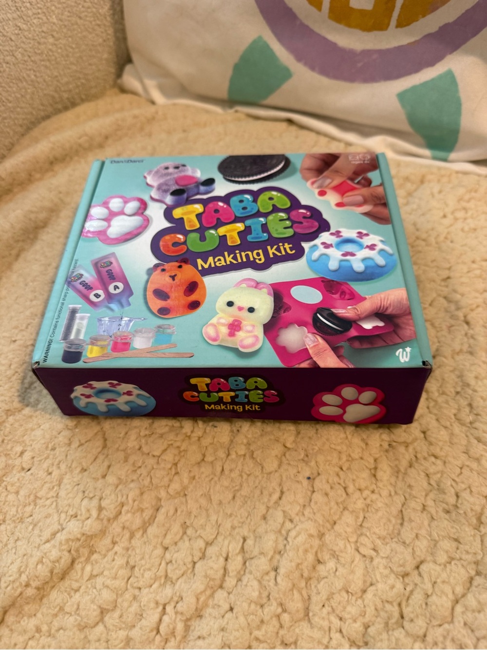 Taba cutie squishy making kit Making Kit — Kids Craft Toy (Teal & Purple)